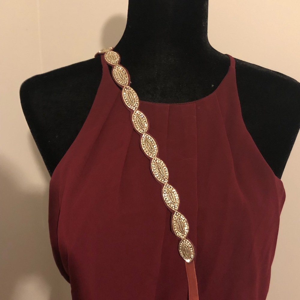 Burgundy Dress